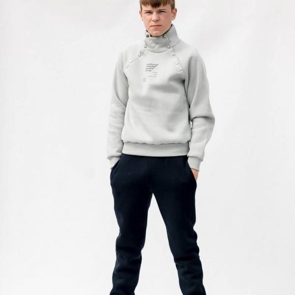 Костюм арт. 23721 серый/синий